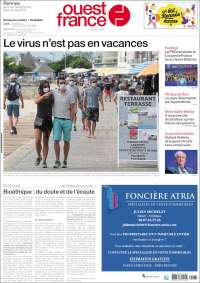 Portada de Ouest France (Francia)