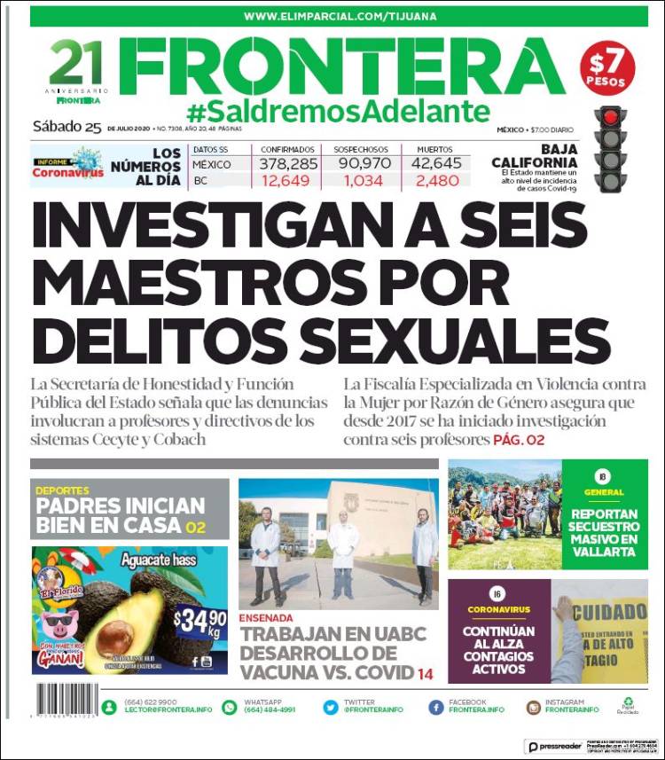 Portada de Frontera (M&eacute;xico)