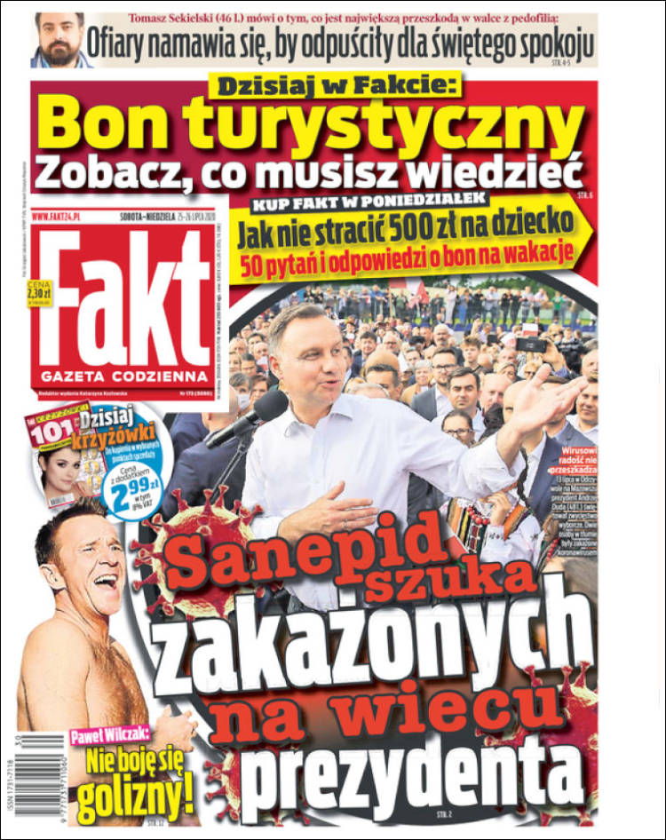 Portada de Fakt (Polonia)