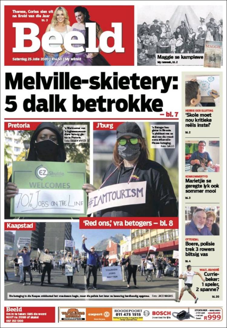 Portada de Beeld (Sud&aacute;frica)