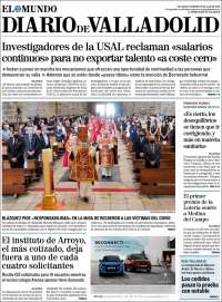 Portada de Diario de Valladolid (España)