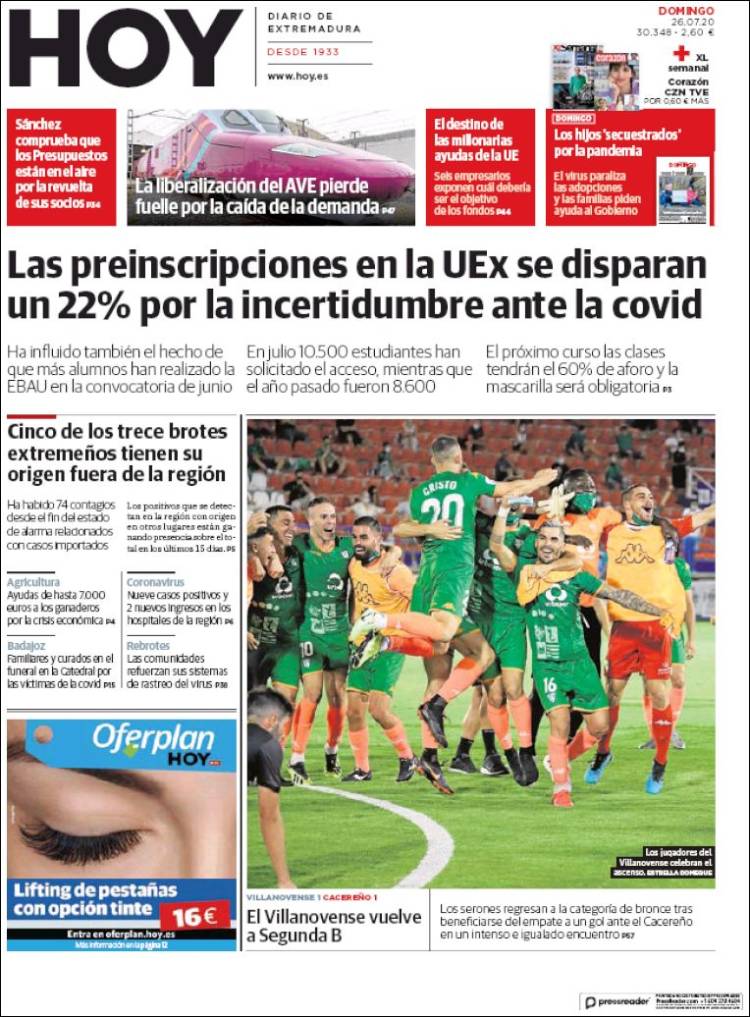 Portada de Hoy - Badajoz (Espagne)