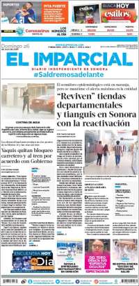 Portada de El Imparcial (México)