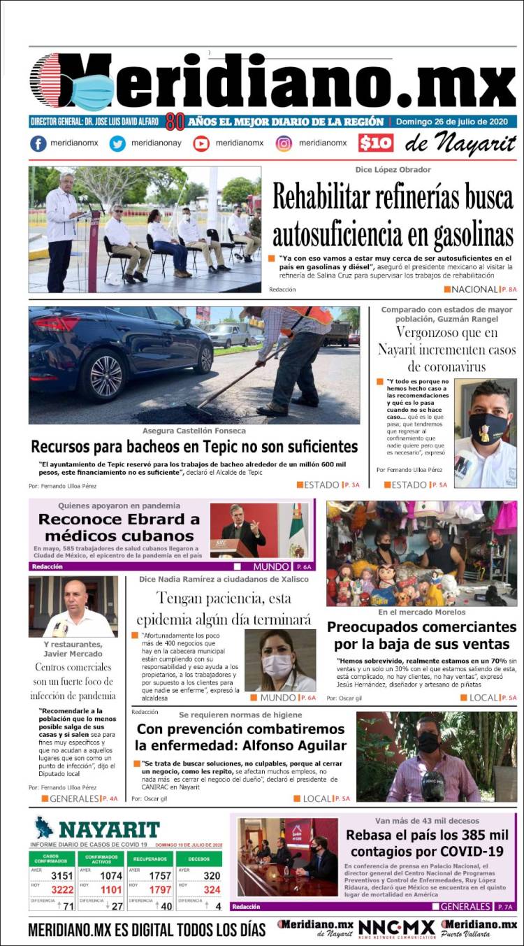 Portada de Meridiano (México)