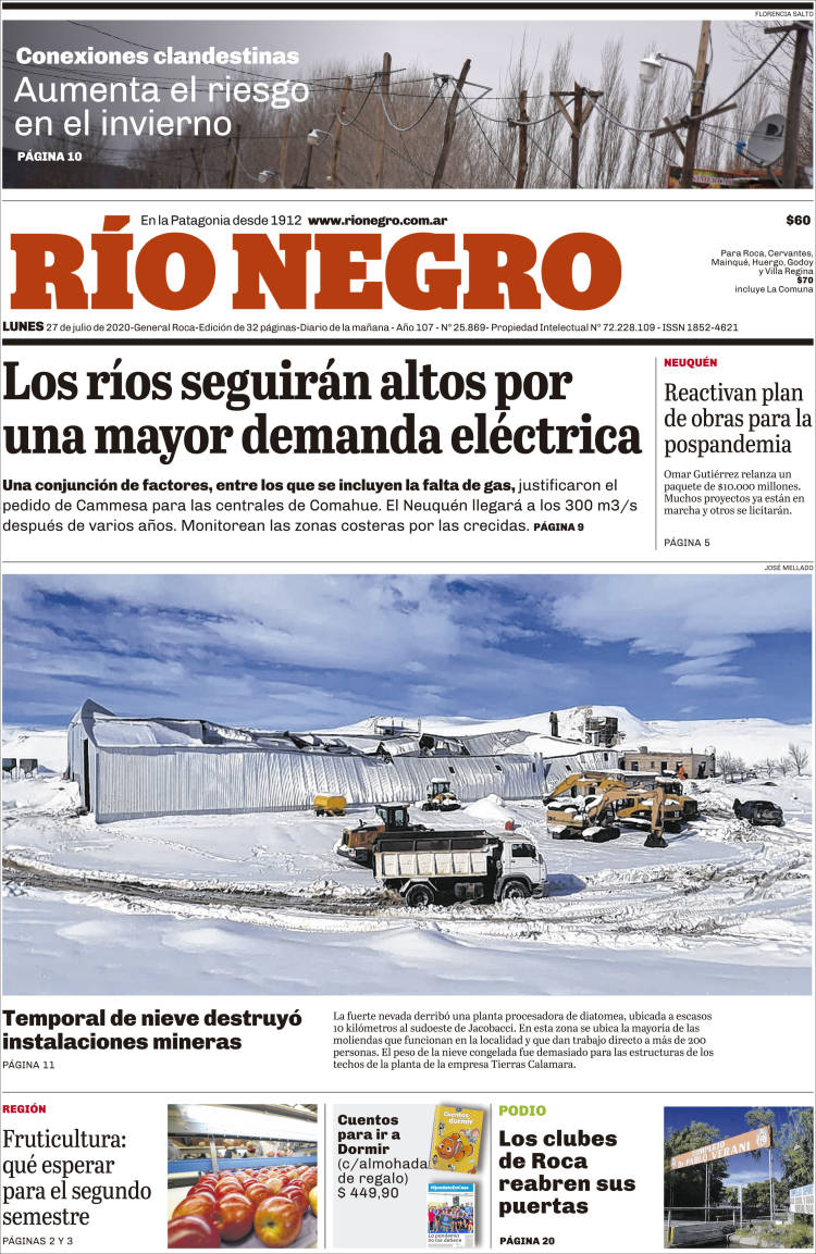 Portada de Rio Negro (Argentina)