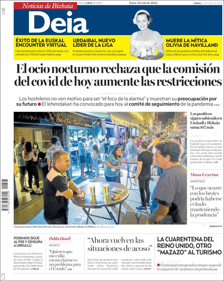 Portada de Deia (España)