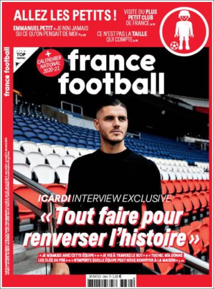 Portada de France Football (Francia)