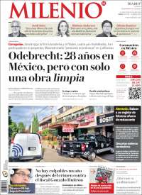 Portada de Milenio - Jalisco (México)