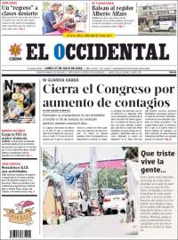 Portada de El Occidental (Mexico)