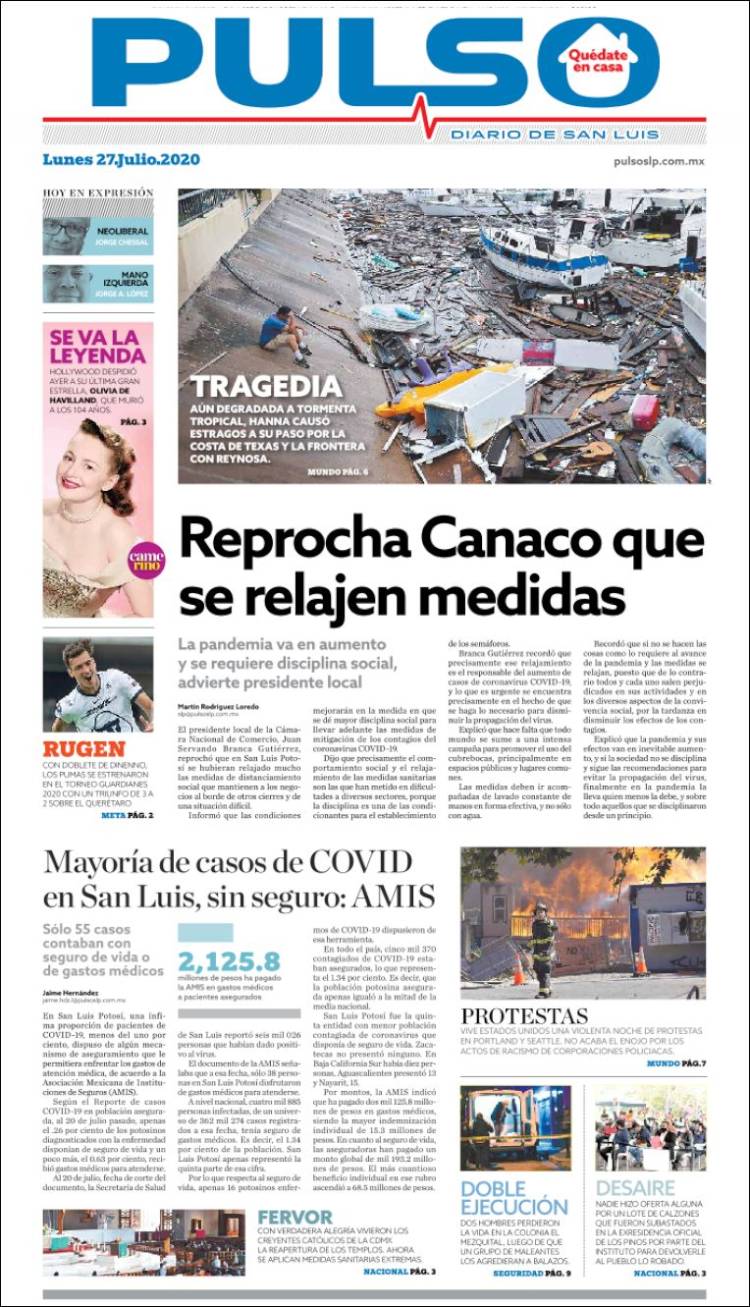 Portada de Pulso (México)