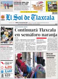 Portada de El Sol de Tlaxcala (Mexico)