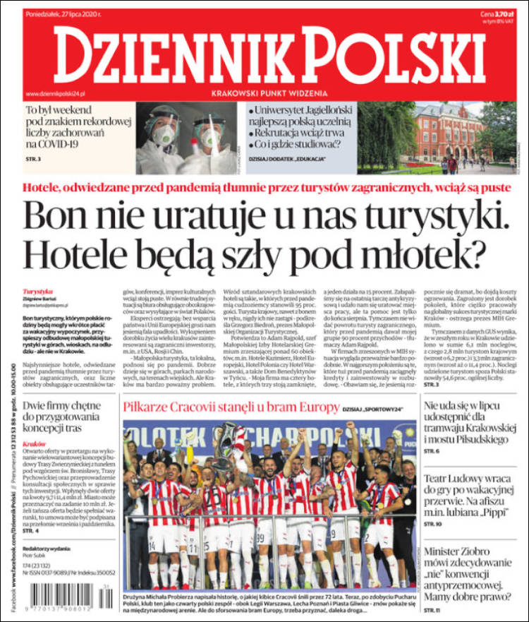 Portada de Dziennik (Polonia)