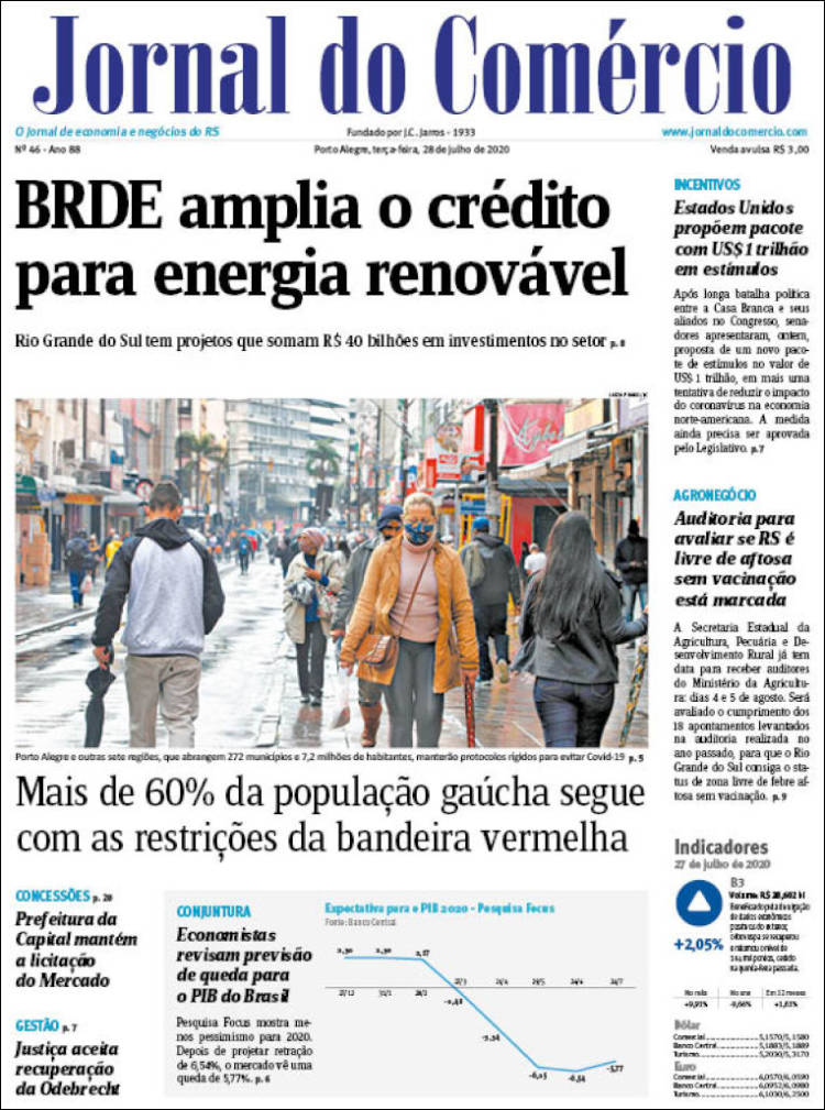 Portada de Jornal do Comércio (Brasil)