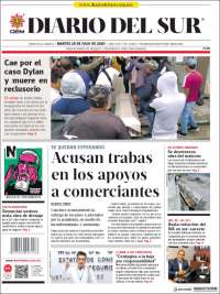Portada de El Diario del Sur (México)