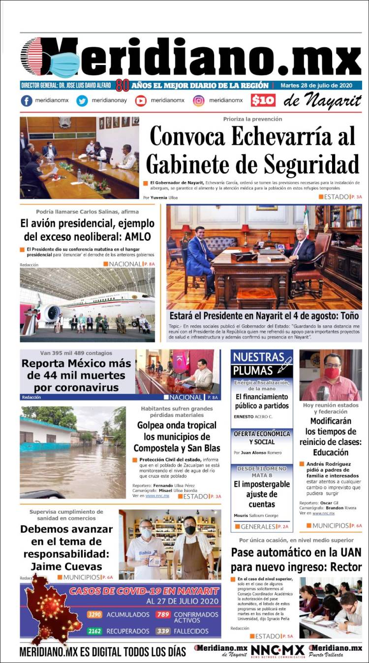 Portada de Meridiano (México)