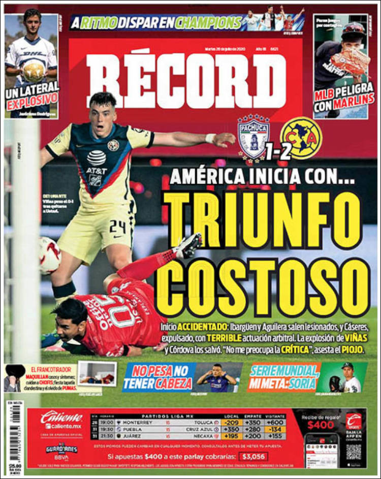 Portada de Record (México)