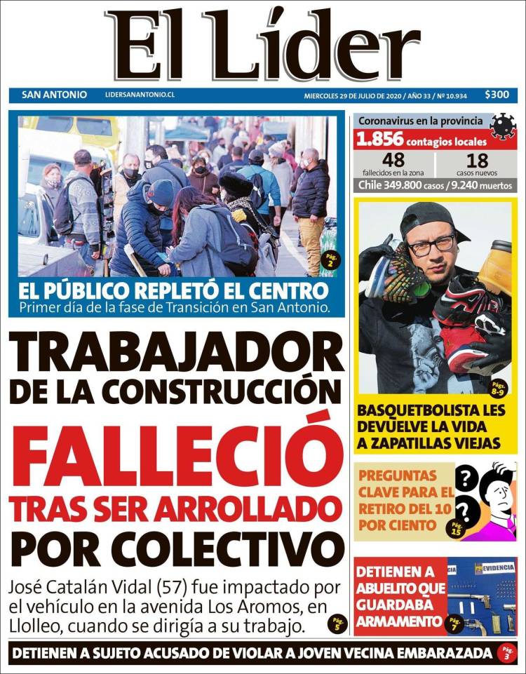 Portada de Lider de San Antonio (Chile)