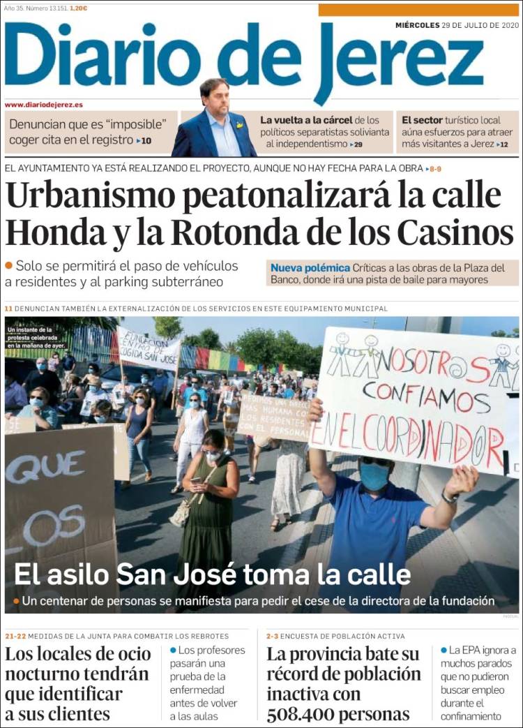 Portada de Diario de Jerez (España)