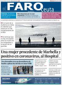Portada de El Faro de Ceuta (España)