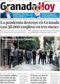 Portada de Granada Hoy (España)