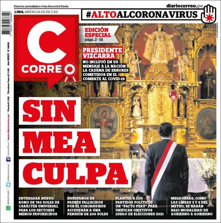 Portada de Diario Correo (Perú)