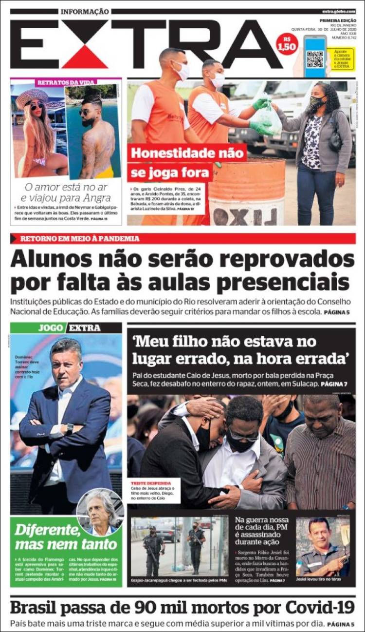 Portada de Extra (Brasil)