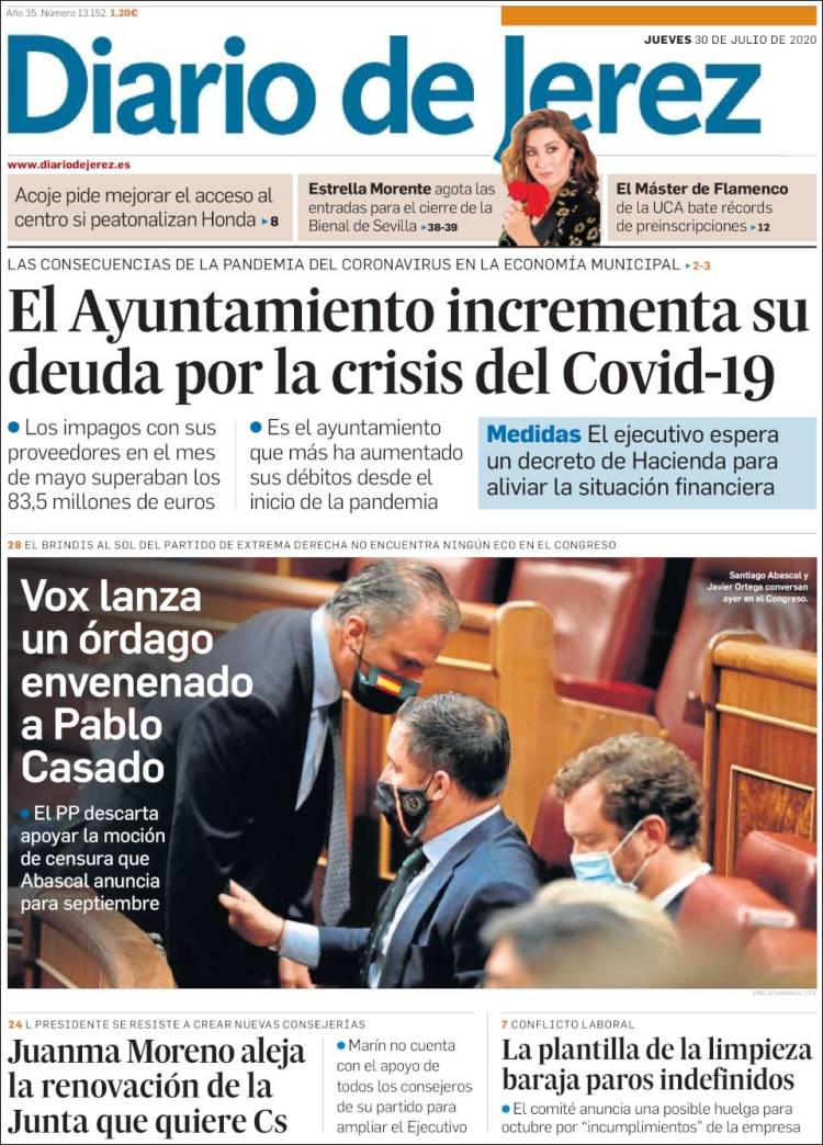 Portada de Diario de Jerez (Espa&ntilde;a)