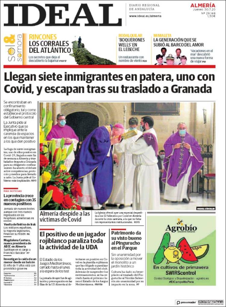 Portada de Ideal Almeria (Espa&ntilde;a)