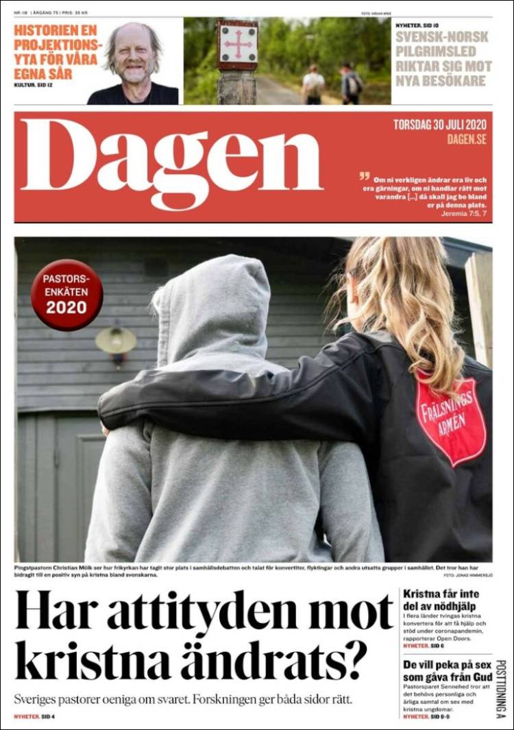 Portada de Dagen (Suecia)