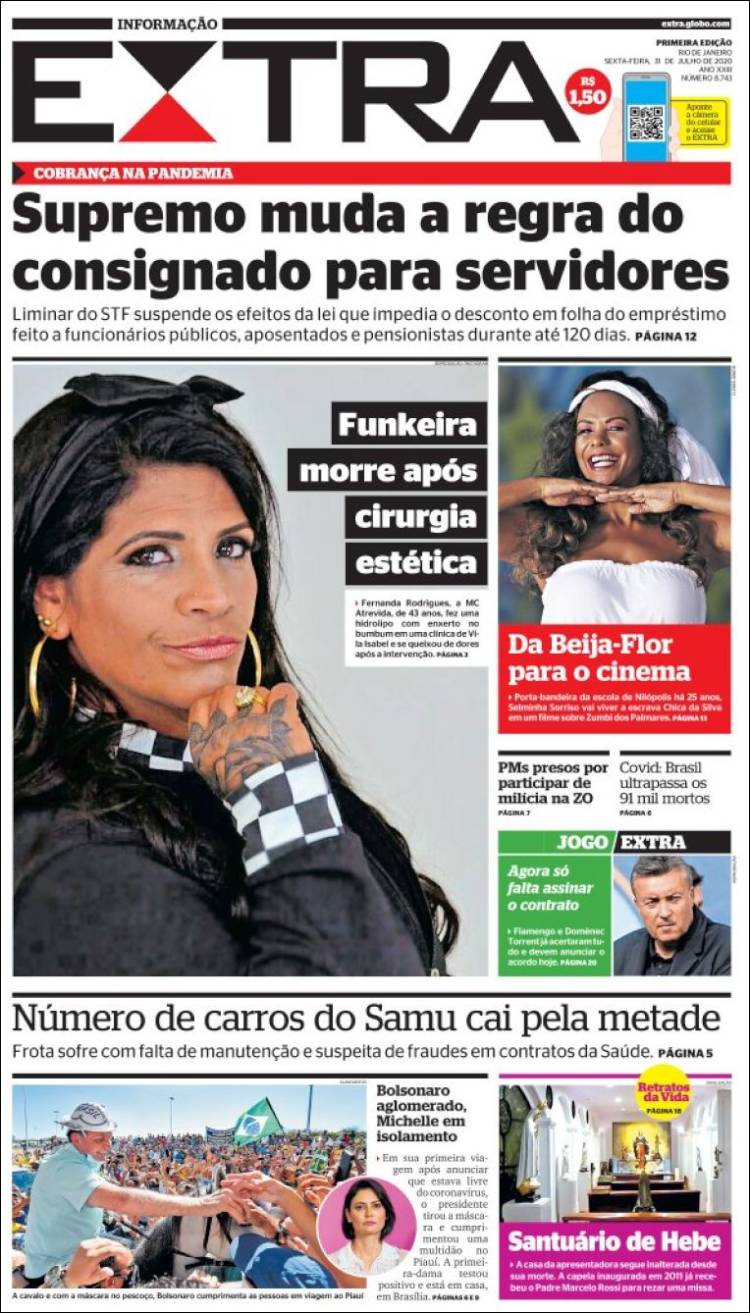 Portada de Extra (Brasil)