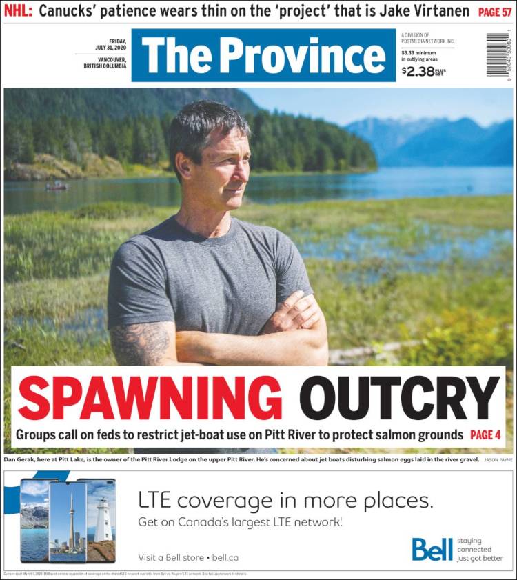 Portada de The Province (Canada)