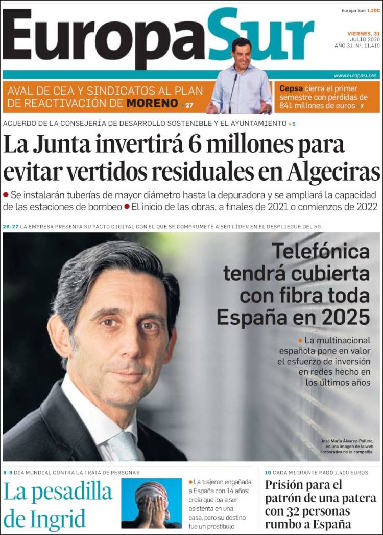 Portada de Europa Sur (Espa&ntilde;a)