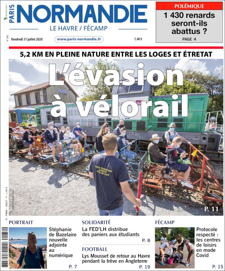 Portada de Le Havre Libre (Francia)