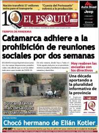 Portada de El Esquiu (Argentina)