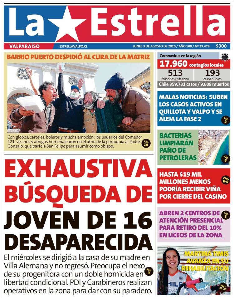 Portada de Estrella de Valparaiso (Chile)