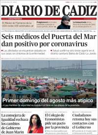 Portada de Diario de Cádiz (Spain)