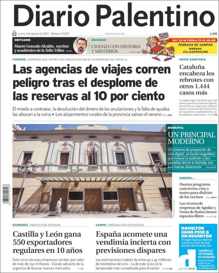 Portada de Diario Palentino (Espa&ntilde;a)