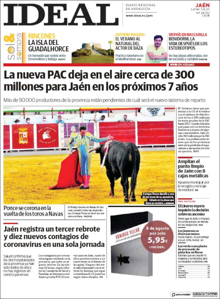 Portada de El Ideal de Jaén (Espa&ntilde;a)