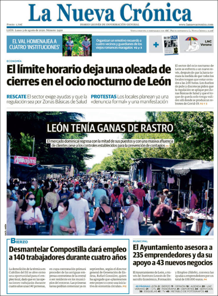 Portada de La Nueva Crónica (Espa&ntilde;a)