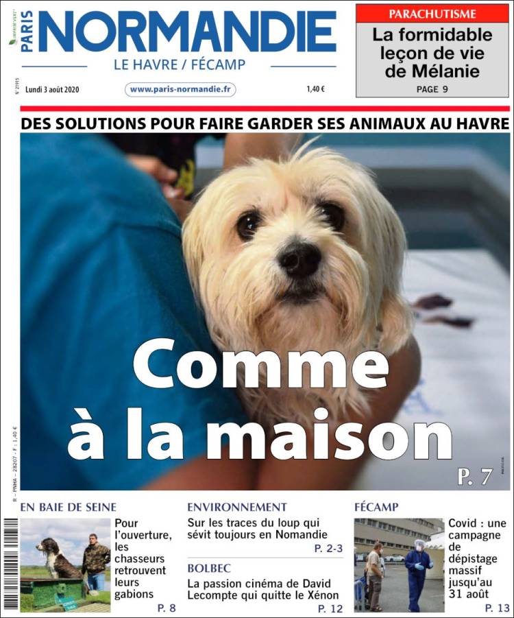 Portada de Le Havre Libre (Francia)
