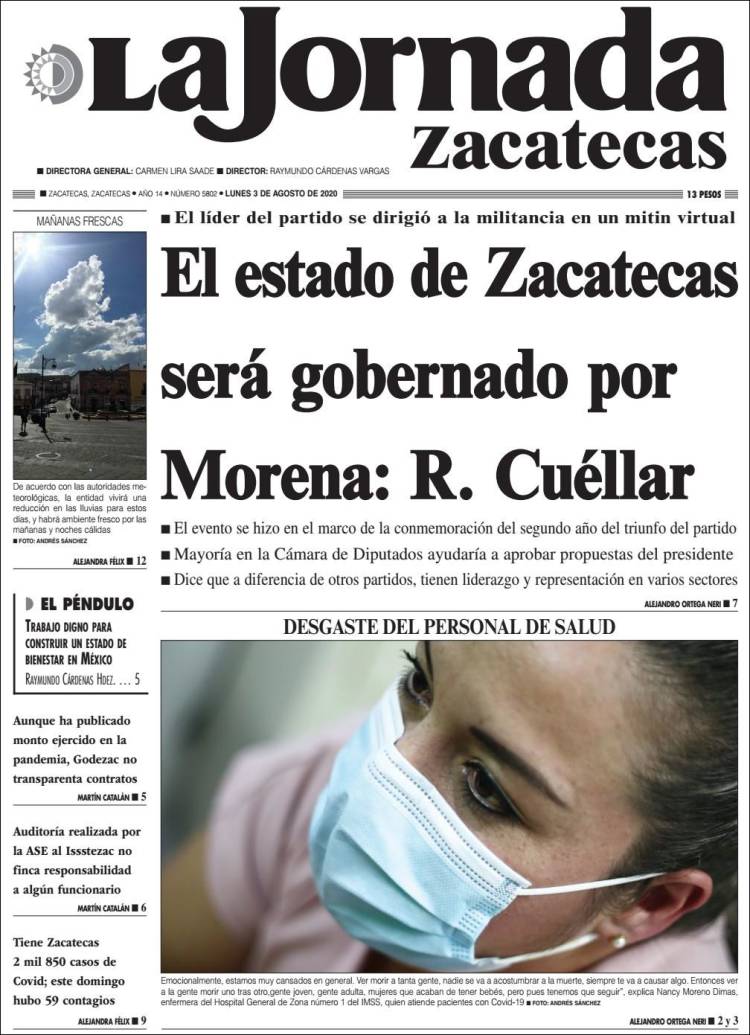 Portada de Jornada de Zacatecas (Mexico)