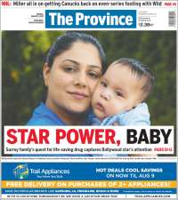 Portada de The Province (Canadá)