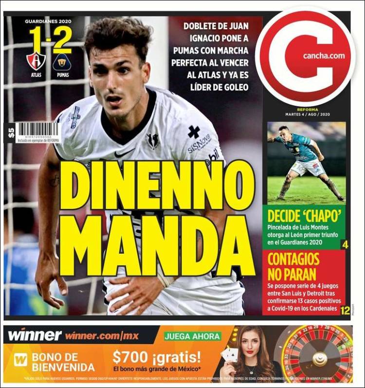 Portada de Cancha (México)