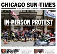 Portada de Chicago Sun-Times (USA)