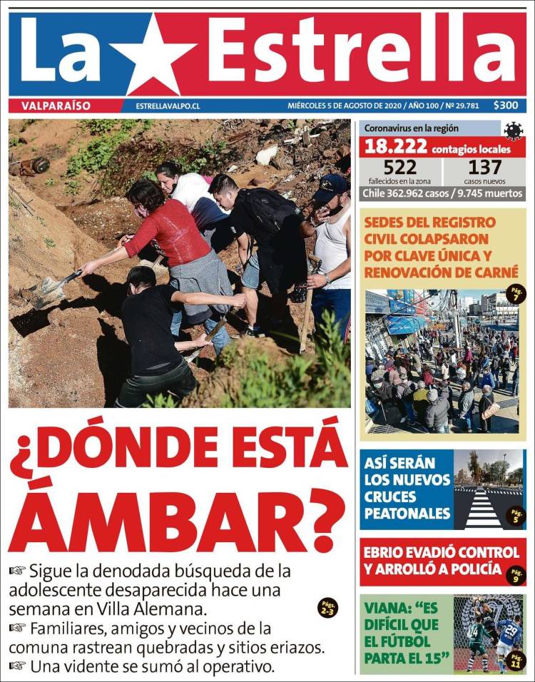 Portada de Estrella de Valparaiso (Chile)