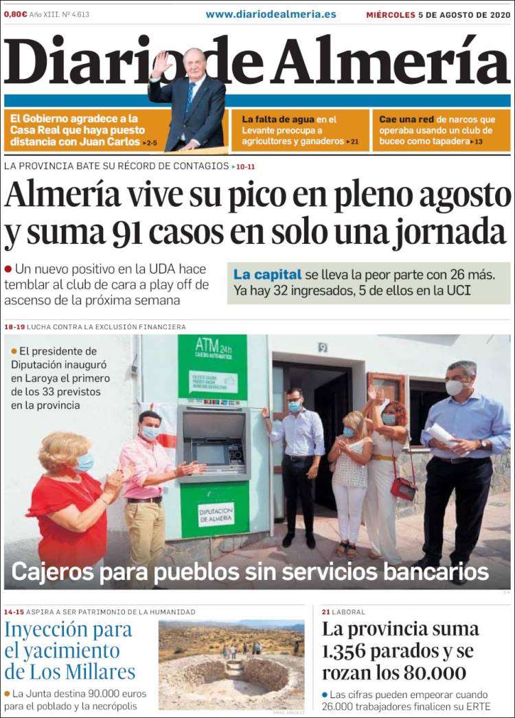 Portada de Diario de Almería (Espa&ntilde;a)