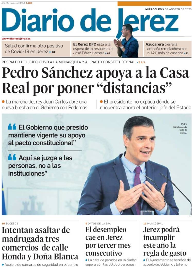Portada de Diario de Jerez (Espa&ntilde;a)