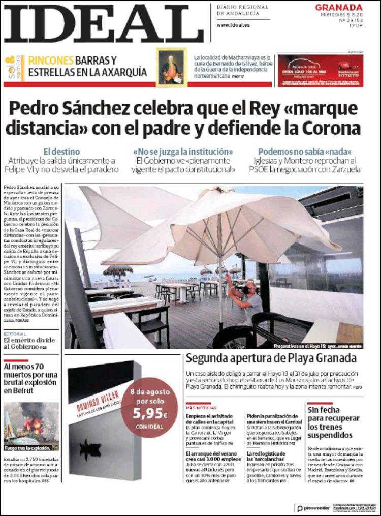 Portada de Ideal (Espa&ntilde;a)