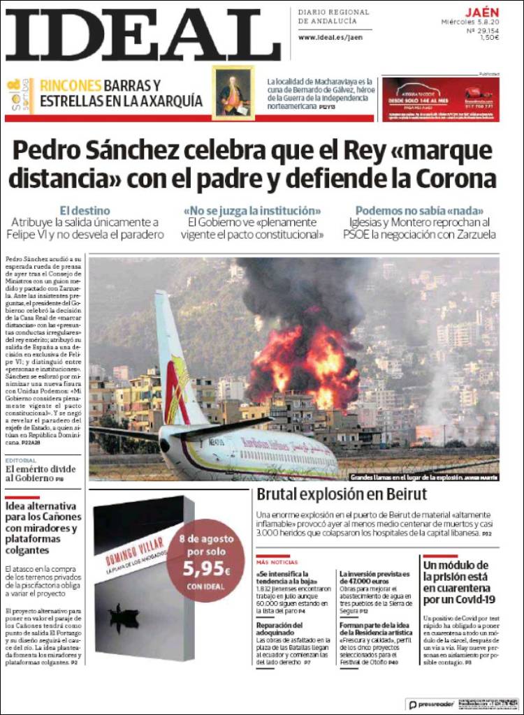 Portada de El Ideal de Jaén (Espa&ntilde;a)