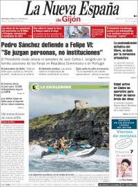 Portada de La Nueva España - Gijón (Espa&ntilde;a)